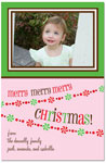 Digital Holiday Photo Cards by Prints Charming (Pink Peppermint Garland)