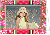 Holiday Photo Mount Cards by Prints Charming (Holiday Floral)