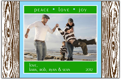 Digital Holiday Photo Cards by Prints Charming (Wood Grain) Digital Holiday Photo Cards by Prints Charming (Wood Grain)