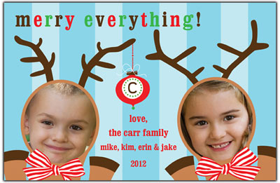 Digital Holiday Photo Cards by Prints Charming (Reindeer Face) Digital Holiday Photo Cards by Prints Charming (Reindeer Face)