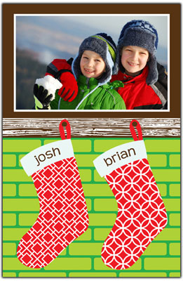 Digital Holiday Photo Cards by Prints Charming (Stockings) Digital Holiday Photo Cards by Prints Charming (Stockings)