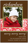 Digital Holiday Photo Cards by Prints Charming (Christmas Floral Band)