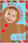 Digital Holiday Photo Cards by Prints Charming (Gingerbread Face)