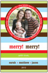 Digital Holiday Photo Cards by Prints Charming (Large Stripe)