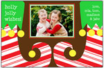 Prints Charming - Digital Holiday Photo Cards (Elf Stocking)