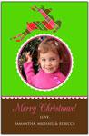 Digital Holiday Photo Cards by Prints Charming (Plaid Reindeer)