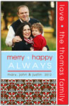 Digital Holiday Photo Cards by Prints Charming (Christmas Heart)