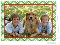 Holiday Photo Mount Cards by Rosanne Beck (Harley Green Plaid)