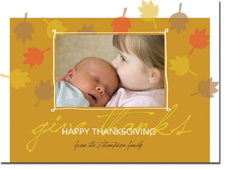 Spark & Spark Holiday Greeting Cards - Wishful Thanksgiving (Photo Cards)