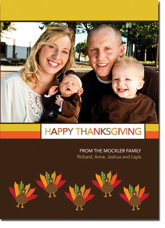 Spark & Spark Holiday Greeting Cards - Turkeys And Turkeys (Photo Cards)