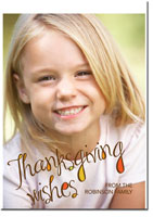 Spark & Spark Holiday Greeting Cards - Thanksgiving Wishes (Photo Cards)