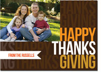 Spark & Spark Holiday Greeting Cards - Thanksgiving Message (Photo Cards)