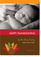 Spark & Spark Holiday Greeting Cards - Turkey Wishes (Photo Cards)