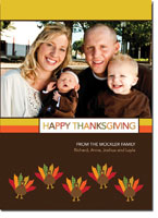 Spark & Spark Holiday Greeting Cards - Turkeys And Turkeys (Photo Cards)