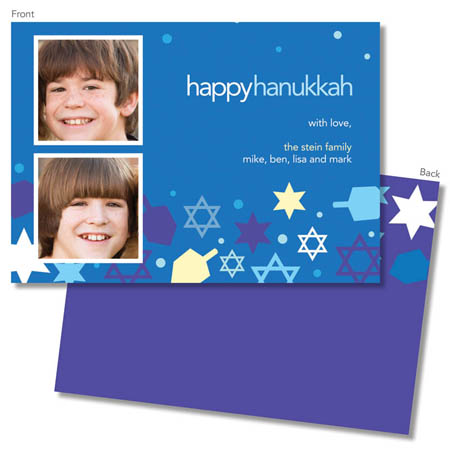 Spark & Spark Holiday Greeting Cards - Collage of Stars (Photo Cards)