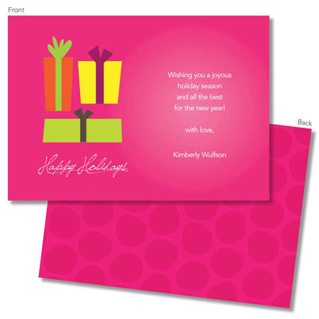 Spark & Spark Holiday Greeting Cards - Christmas Gifts - Pink Spark & Spark Holiday Greeting Cards - Christmas Gifts - Pink