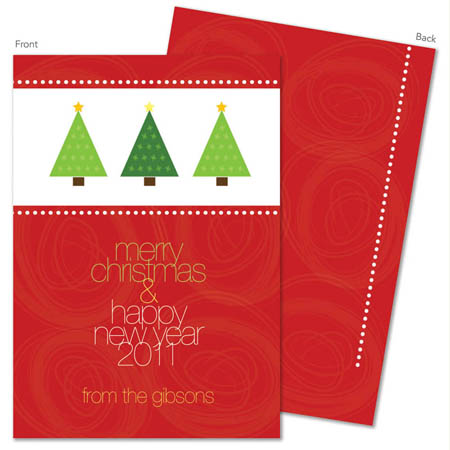 Spark & Spark Holiday Greeting Cards - Three Christmas Trees Spark & Spark Holiday Greeting Cards - Three Christmas Trees