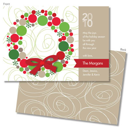 Spark & Spark Holiday Greeting Cards - Whimsical Wreath Spark & Spark Holiday Greeting Cards - Whimsical Wreath