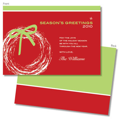 Spark & Spark Holiday Greeting Cards - Modern Winter Wreath Spark & Spark Holiday Greeting Cards - Modern Winter Wreath