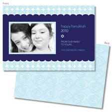 Spark & Spark Holiday Greeting Cards - Hanukkah Circles (Photo Cards)