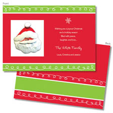Spark & Spark Holiday Greeting Cards - Santa's Postcard for Me