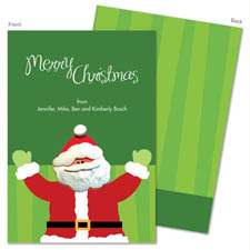 Spark & Spark Holiday Greeting Cards - Santa Claus Wants a Hug