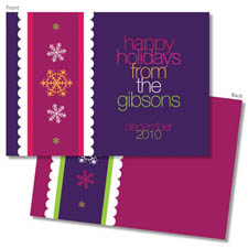 Spark & Spark Holiday Greeting Cards - Ribbon Snowflakes