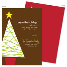 Spark & Spark Holiday Greeting Cards - A Modern Christmas Tree