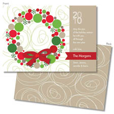 Spark & Spark Holiday Greeting Cards - Whimsical Wreath