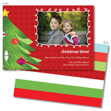 Spark & Spark Holiday Greeting Cards - Joyful Christmas Tree (Photo Cards)