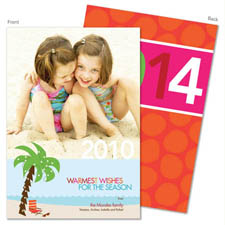Spark & Spark Holiday Greeting Cards - Tropical Wishes (Photo Cards)