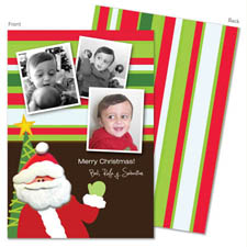 Spark & Spark Holiday Greeting Cards - Hello Santa (Photo Cards)