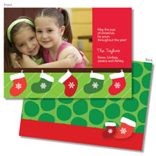 Spark & Spark Holiday Greeting Cards - Merry Stockings (Photo Cards)