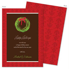 Spark & Spark Holiday Greeting Cards - My Festive Wreath