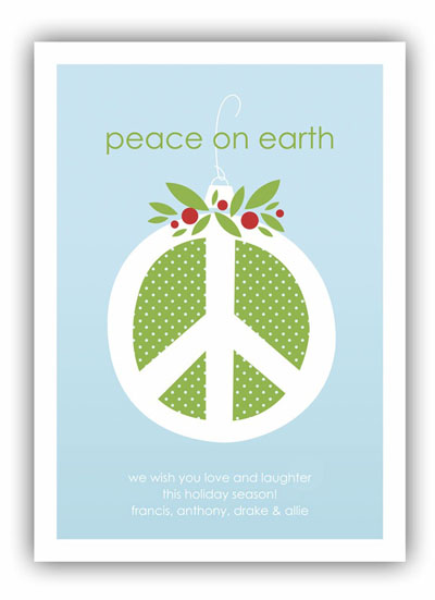 Holiday Greeting Cards by Stacy Claire Boyd (Ornament Of Peace)