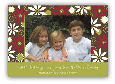 Digital Holiday Photo Cards by Stacy Claire Boyd (Cranberry Punch)