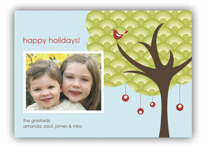 Digital Holiday Photo Cards by Stacy Claire Boyd (And A Partridge In A Mod Tree)