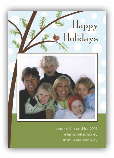 Digital Holiday Photo Cards by Stacy Claire Boyd (Perched In A Pine)