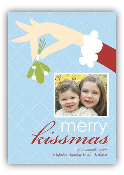 Digital Holiday Photo Cards by Stacy Claire Boyd (Merry Kissmas)