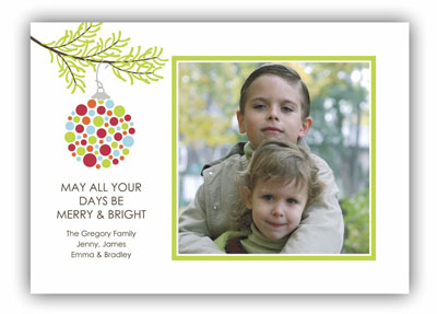 Digital Holiday Photo Cards by Stacy Claire Boyd (Hip Ornament)