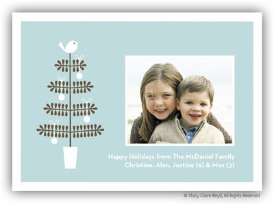 Digital Holiday Photo Cards by Stacy Claire Boyd (Festive Foliage)