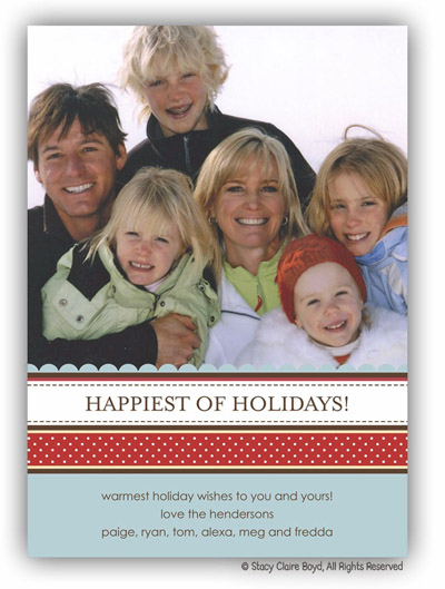 Digital Holiday Photo Cards by Stacy Claire Boyd (Wrapped In Ribbons)