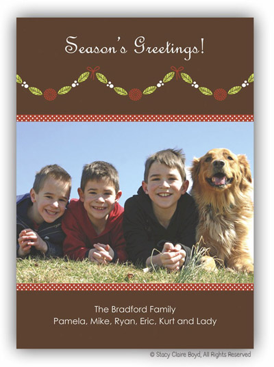 Digital Holiday Photo Cards by Stacy Claire Boyd (Hang The Garland)
