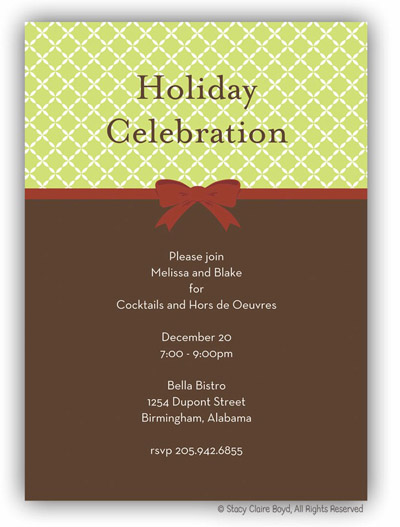 Holiday Invitations by Stacy Claire Boyd (Inviting Holiday)