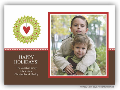Digital Holiday Photo Cards by Stacy Claire Boyd (Wreath Of Love) Digital Holiday Photo Cards by Stacy Claire Boyd (Wreath Of Love)