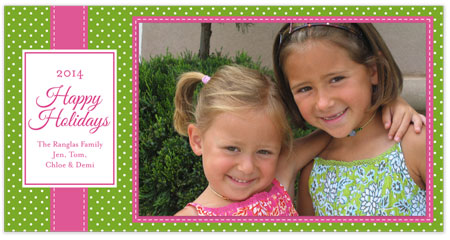 Holiday Photo Mount Cards by Stacy Claire Boyd (Jolly Holiday - Pink) Holiday Photo Mount Cards by Stacy Claire Boyd (Jolly Holiday - Pink)