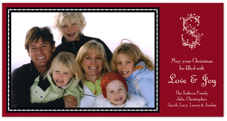 Digital Holiday Photo Cards by Stacy Claire Boyd (Ornamental Garland)