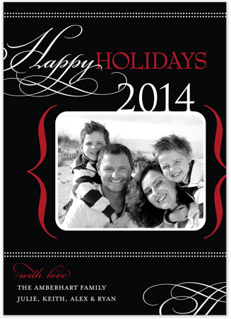 Digital Holiday Photo Cards by Stacy Claire Boyd (Festive Swash - Red) Digital Holiday Photo Cards by Stacy Claire Boyd (Festive Swash - Red)