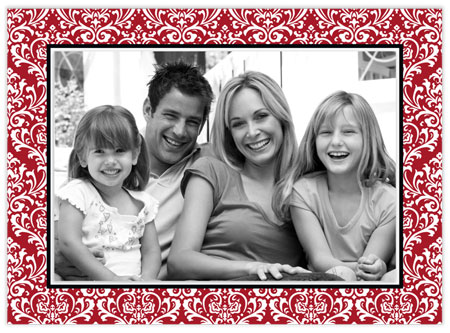 Digital Holiday Photo Cards by Stacy Claire Boyd (Vintage Damask - Red) Digital Holiday Photo Cards by Stacy Claire Boyd (Vintage Damask - Red)