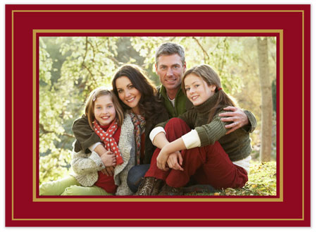 Digital Holiday Photo Cards by Stacy Claire Boyd (Holiday Elegance - Red)